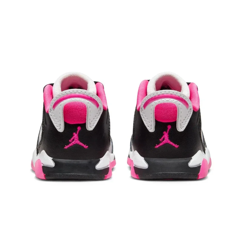 Air Jordan 6 Retro Low DV3529-061 Sneakers Toddler 8C White Black Shoes RHS9120